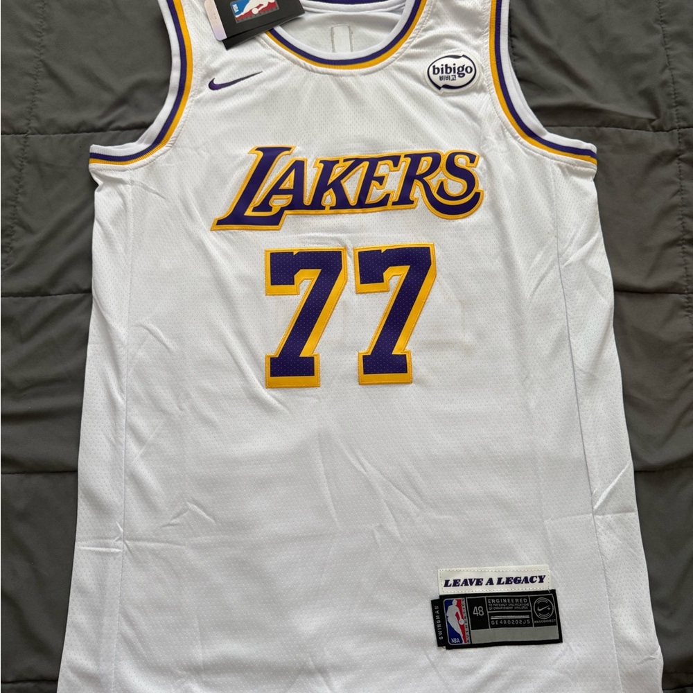 Luka Doncic Los Angeles Lakers White Jersey